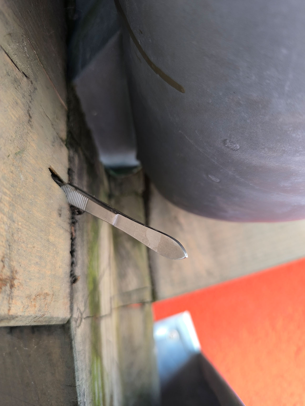 Wasserschaden Holzverbindung Dachstuhl